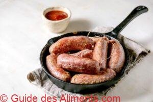 Saucisses grill&eacute;es Salsiccia Nodi