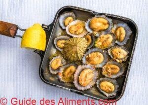 patelle grillée au citron