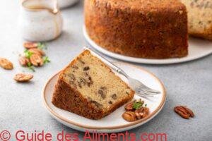 Gâteau traditionnel à la cassonade et aux pacanes