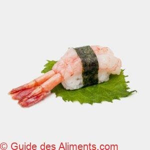 Amaebi sushi