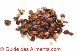 cascara, coque de cerise de café séchée