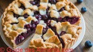 Tarte aux baies de Saskatoon.