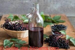 Sirop de sureau noir