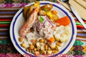 ceviche péruvien et cancha