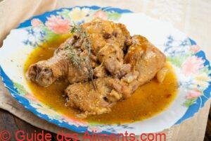 pollo en pepitoria