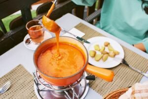 fondue à la tomate