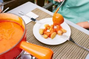 fondue à la tomate