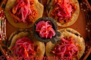 Cebollas encurtidas yucatecas